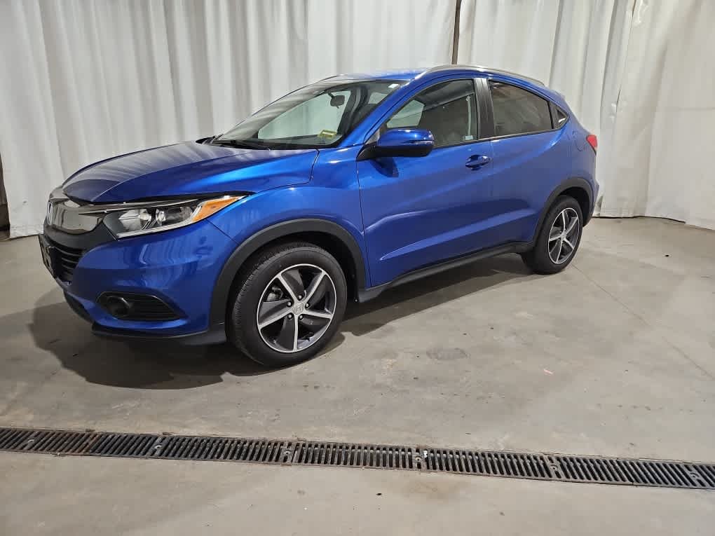 Used 2022 Aegean Blue Metallic Honda EX image 3