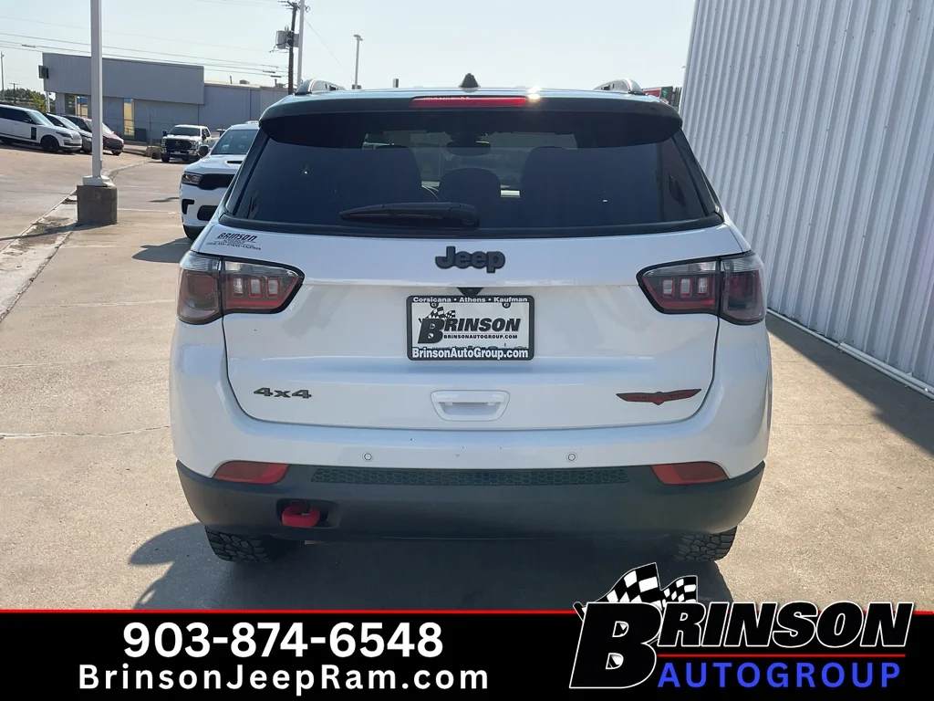 Used 2025 Bright White Clearcoat Jeep Trailhawk image 6