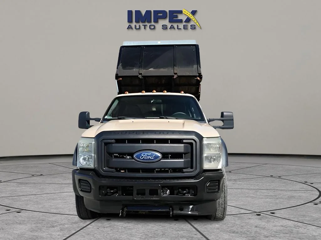 Used 2013 Brown Ford XL Dump Truck image 2