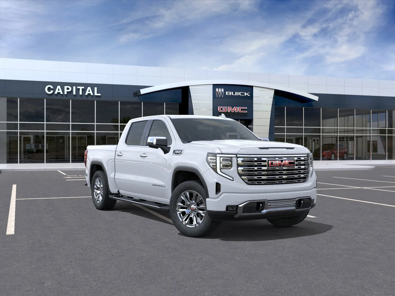 New 2026 Glacier White Tricoat GMC Denali image 2