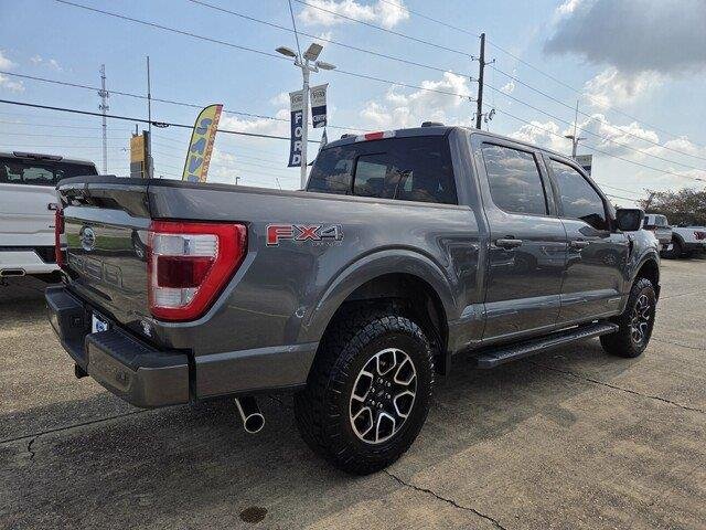 Used 2022 Carbonized Gray Metallic Ford LARIAT image 5
