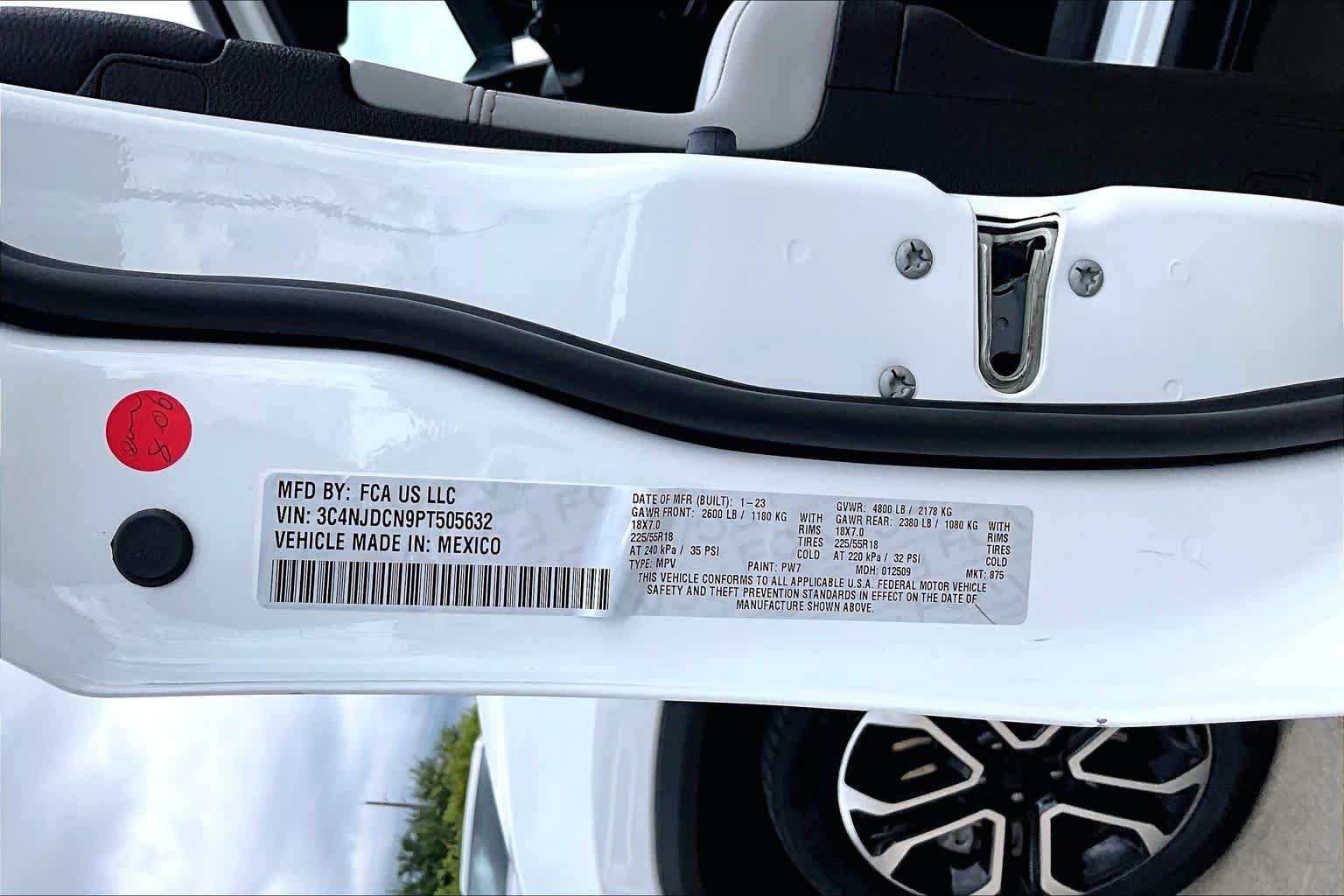 Used 2023 Bright White Clearcoat Jeep Limited image 37