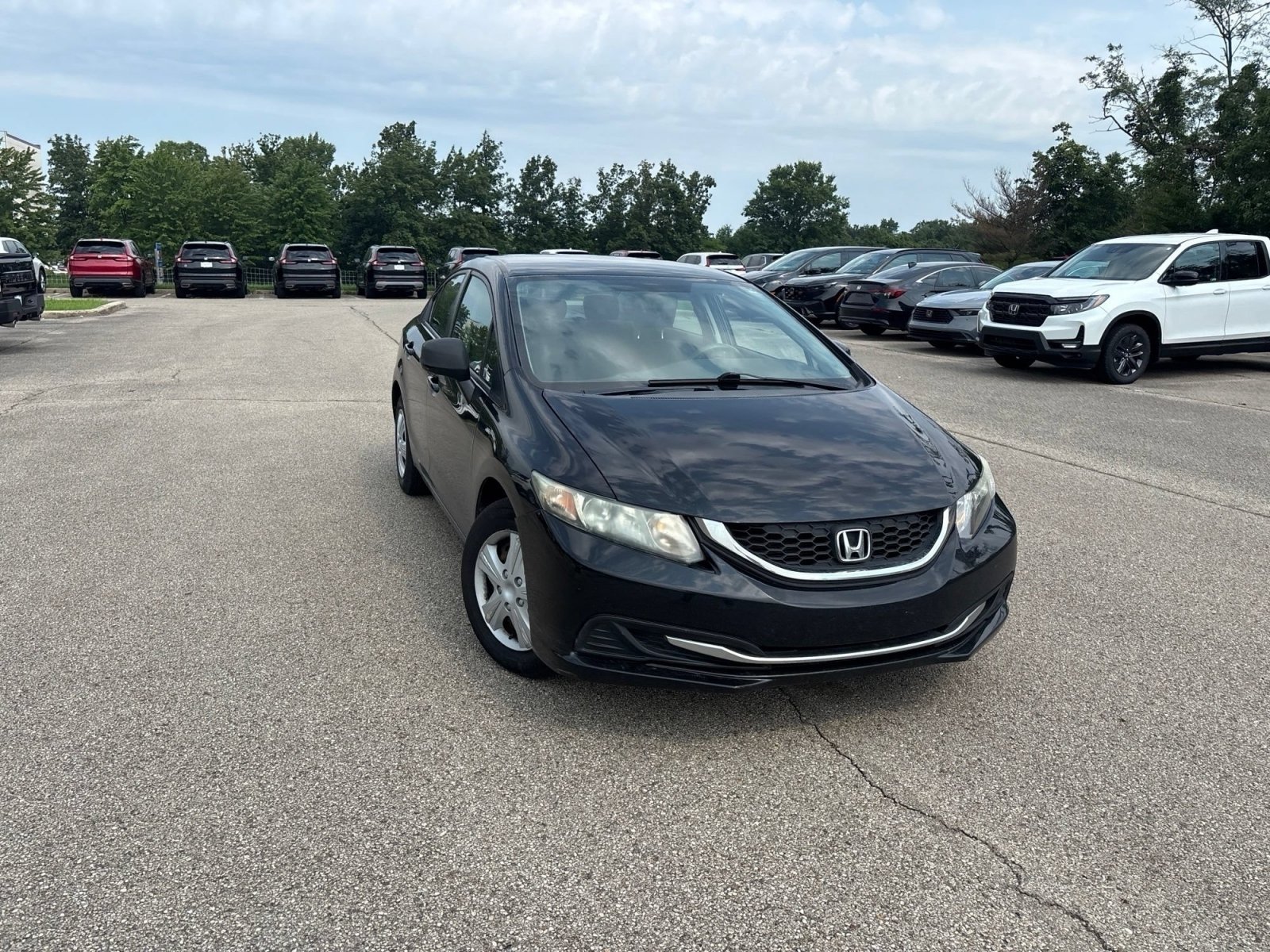 Used 2013 Crystal Black Pearl Honda LX image 15