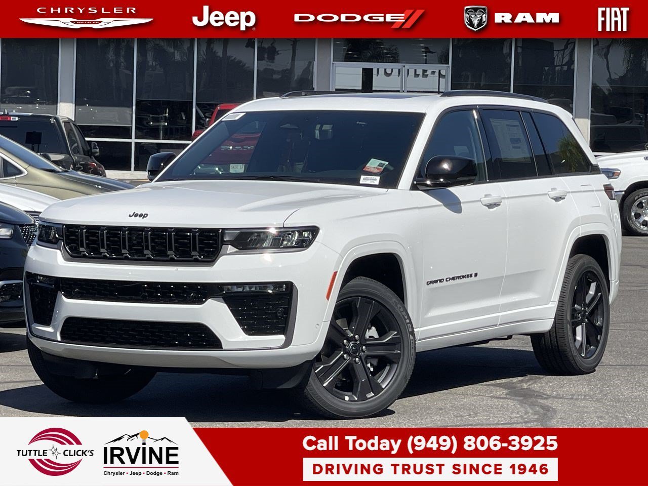 New 2027 Bright White Clear-Coat Paint Jeep Limited Reserve image 1