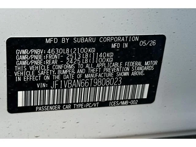 New 2026 CERAMIC WHITE Subaru Limited image 54