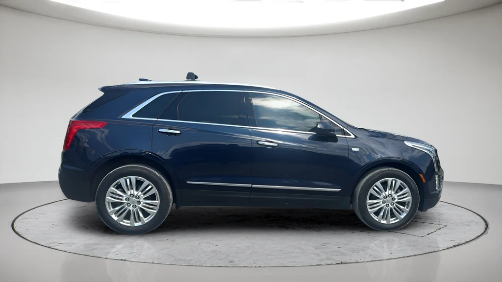 Used 2017 Blue Cadillac Premium Luxury image 4