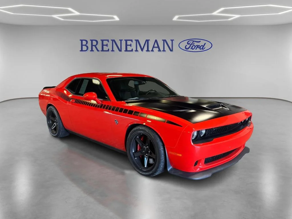 Used 2017 Orange Dodge SRT Hellcat image 3
