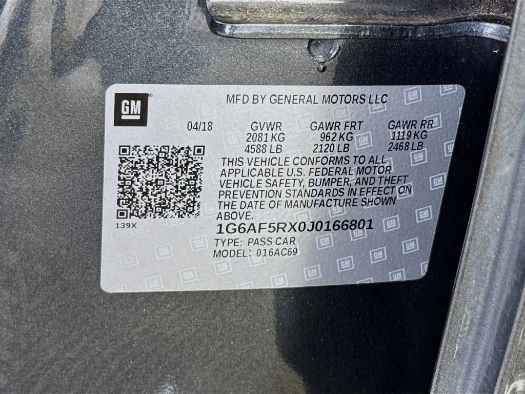 Used 2018 Gray Cadillac 2.0L Turbo Luxury image 34