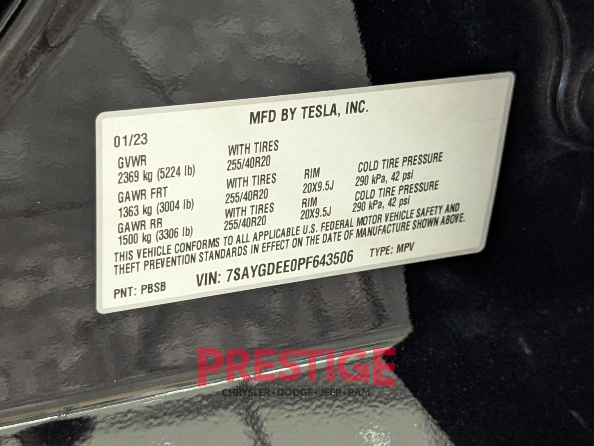 Used 2023 Black Tesla Long Range image 30