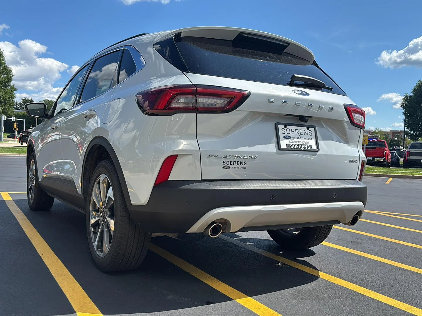 Used 2025 Space Silver Ford Platinum image 31