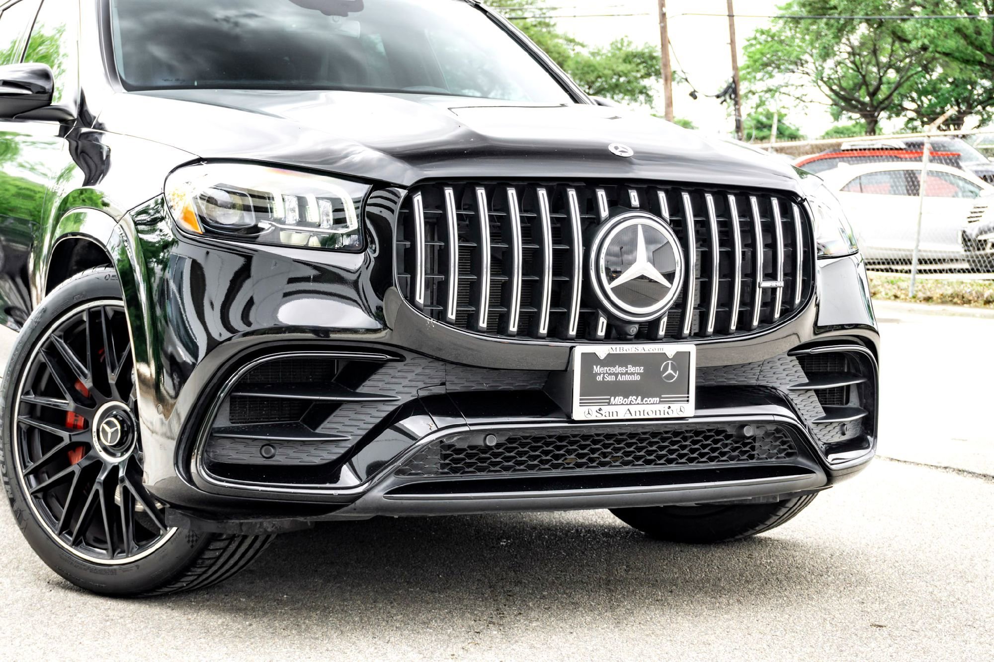 Certified Used 2021 Black Mercedes-Benz AMG® GLS 63 image 3