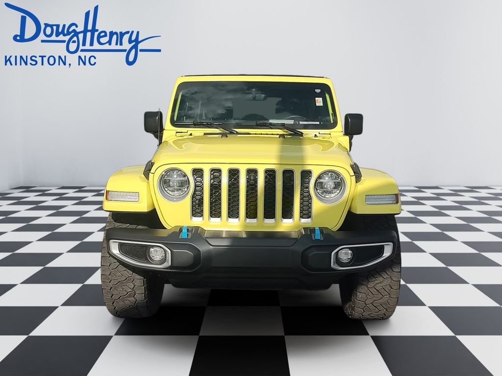 Used 2022 Yellow Jeep Unlimited Sahara 4xe image 8