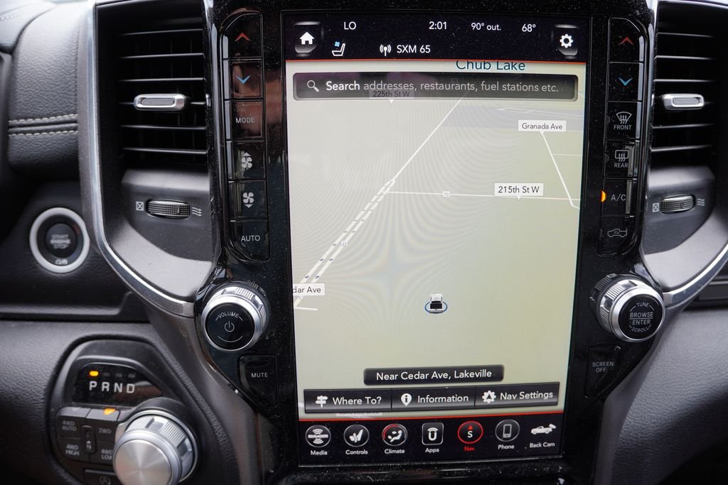 Used 2020 Diamond Black Crystal Pearlcoat Ram Laramie image 6