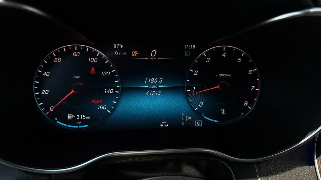 Used 2023 Blue Mercedes-Benz GLC 300 Coupe image 12