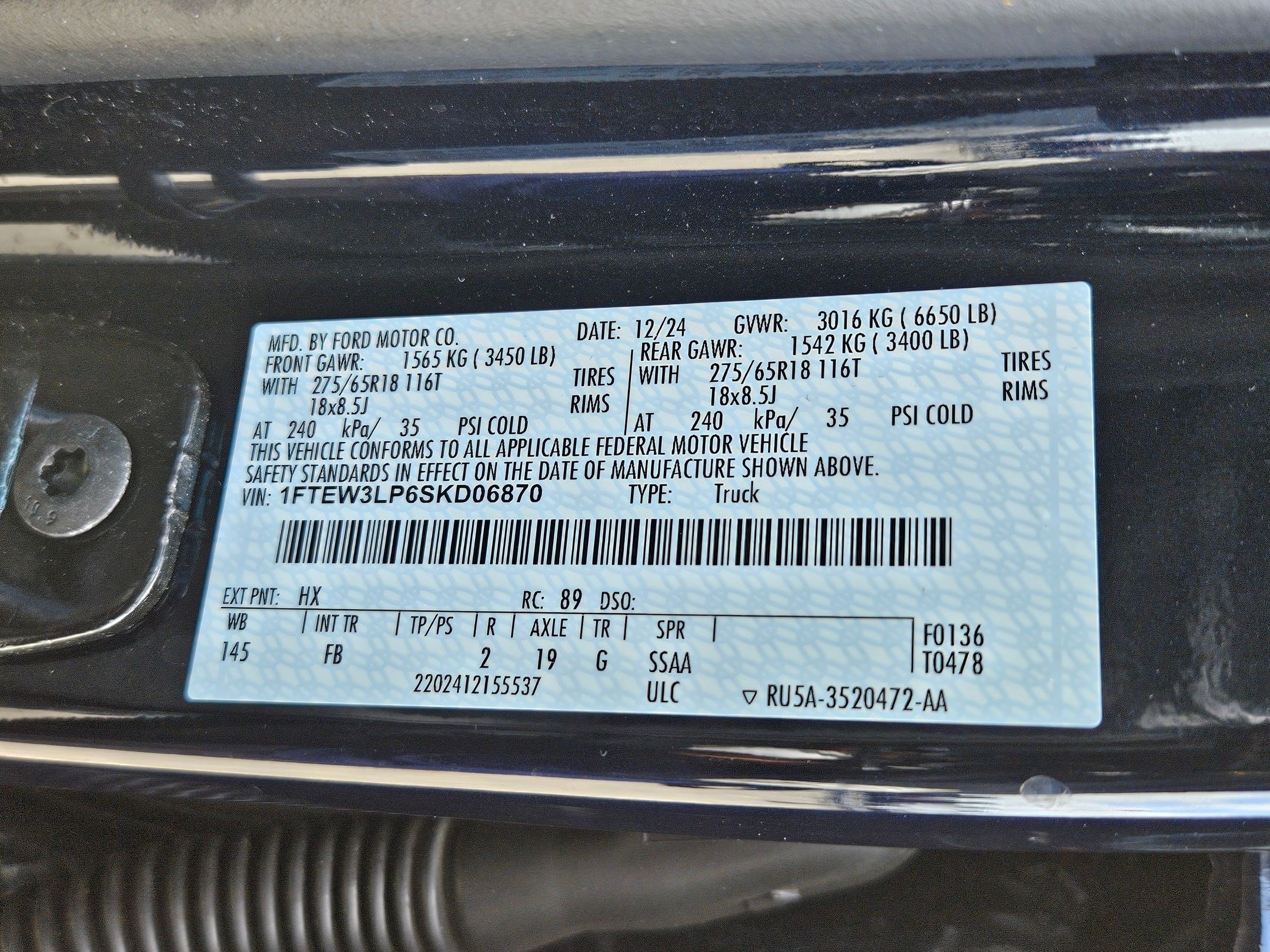 Used 2025 Blue Ford XLT image 32