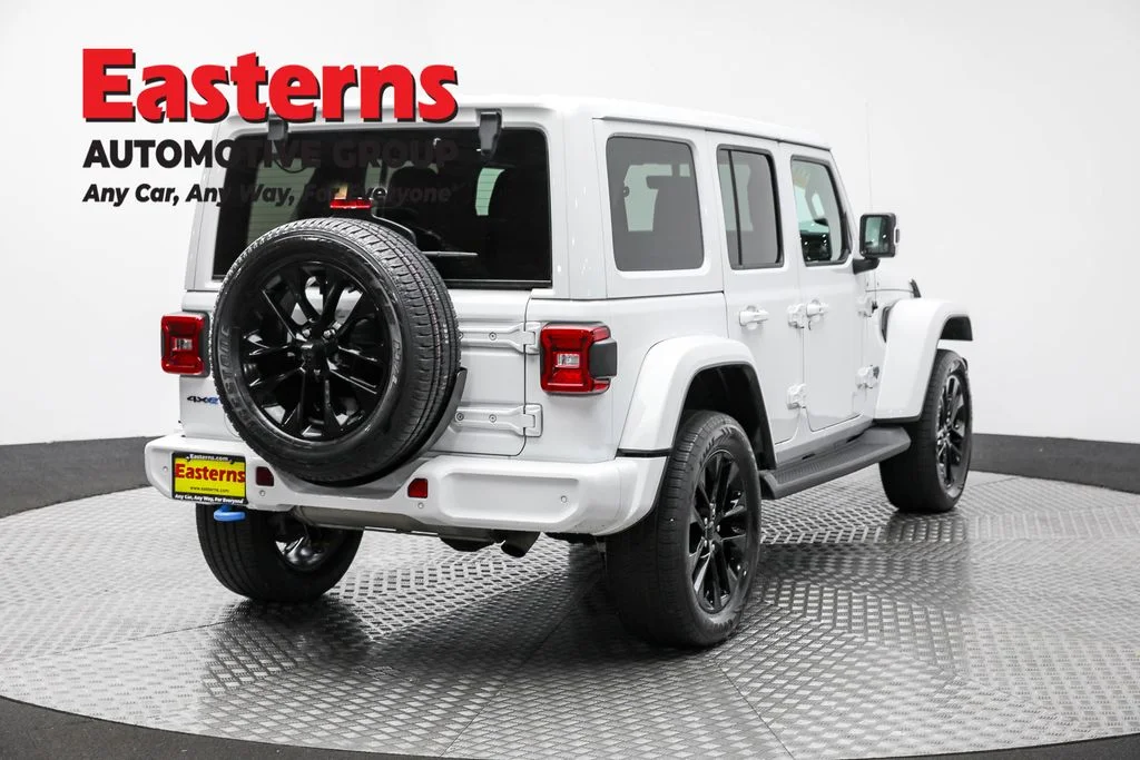 Used 2021 White Jeep Unlimited Sahara High Altitude 4xe image 5