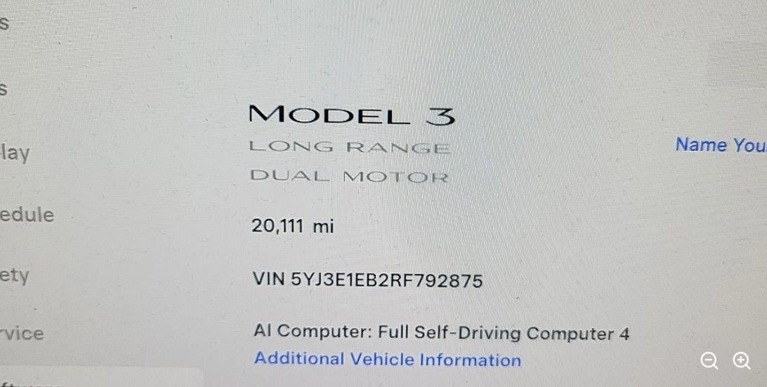 Used 2024 White Tesla Long Range image 3