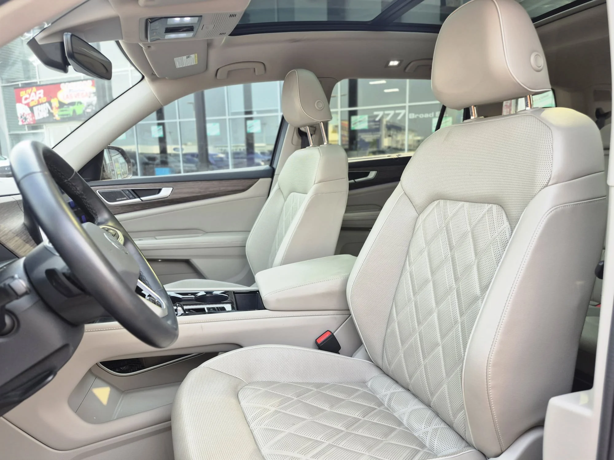 Certified Used 2024 Platinum Gray Metallic Volkswagen Execline AWD*7 Pass | Adaptive Cruise | Remote Start | Nav | 360 Cam | Cooled Leather | Pano Roof image 7