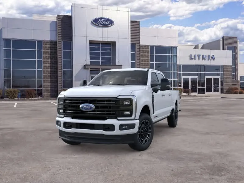 New 2026 Star White Metallic Tri-Coat Ford F-350® Platinum® image 2