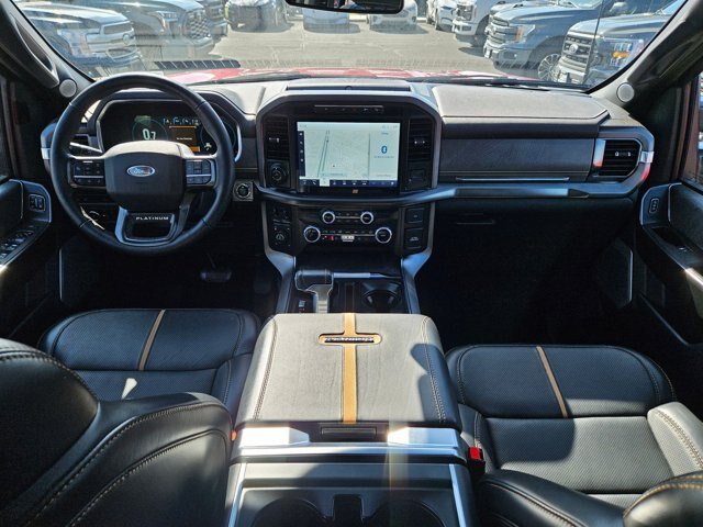 Used 2023 Rapid Red Metallic Tinted Clearcoat Ford Platinum image 65