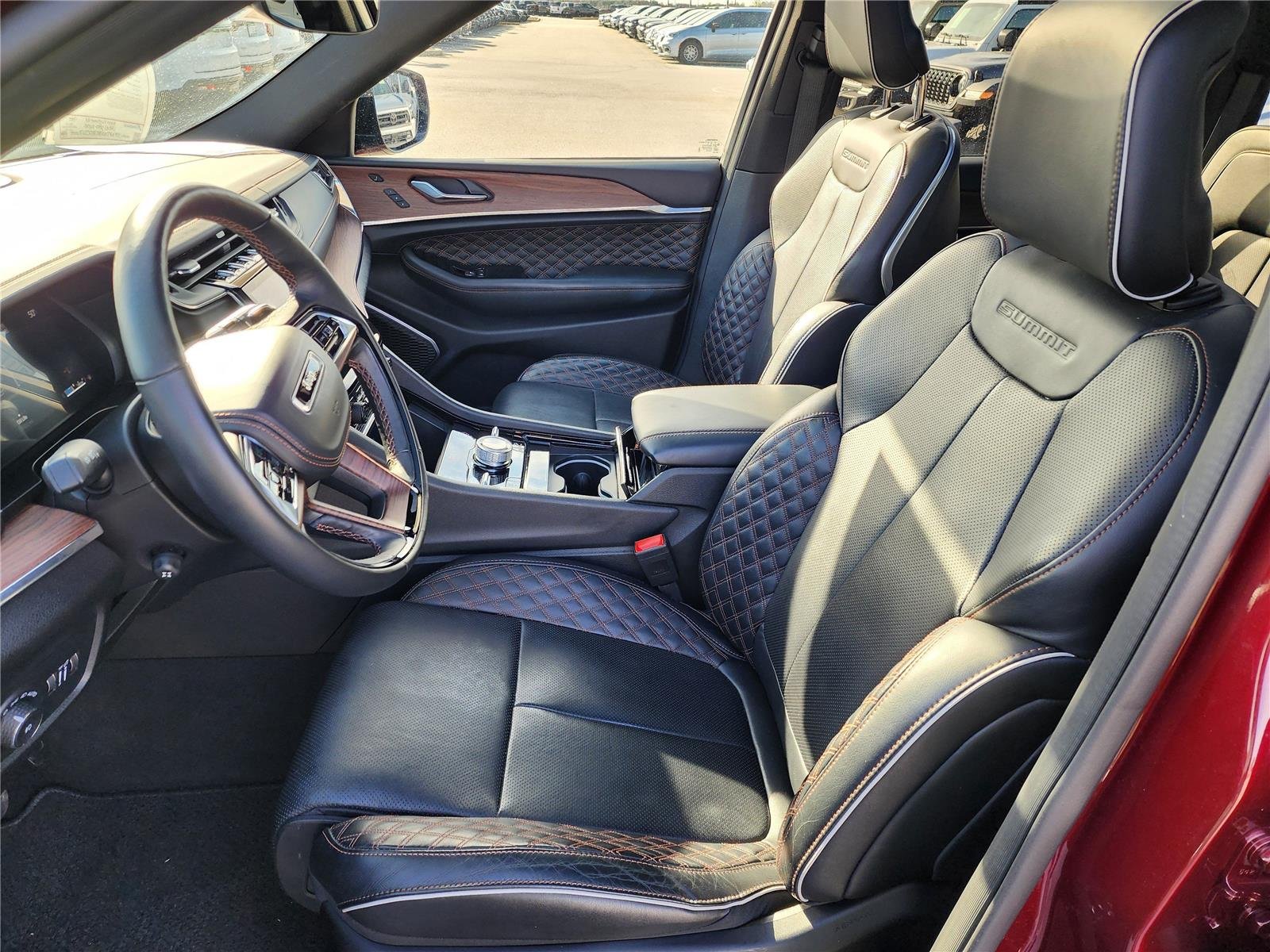 Used 2025 Velvet Red Pearlcoat Jeep Summit image 14