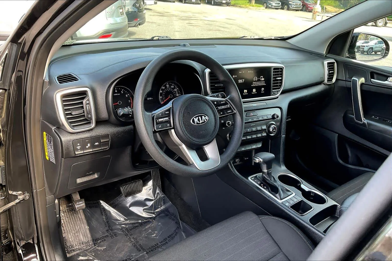 Used 2022 Black Cherry Kia LX image 28