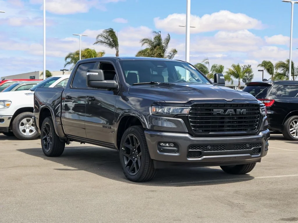 New 2026 Granite Crystal Metallic Clear-Coat Exterior Paint RAM Laramie Night Edition image 2