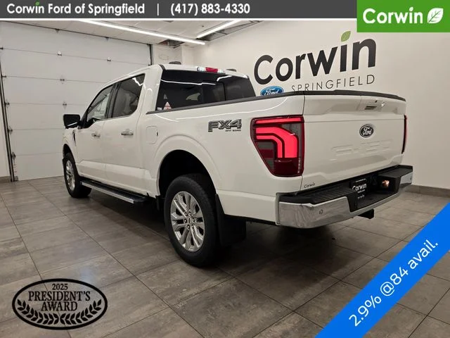 New 2026 Star White Metallic Tri-Coat Ford Lariat® image 4