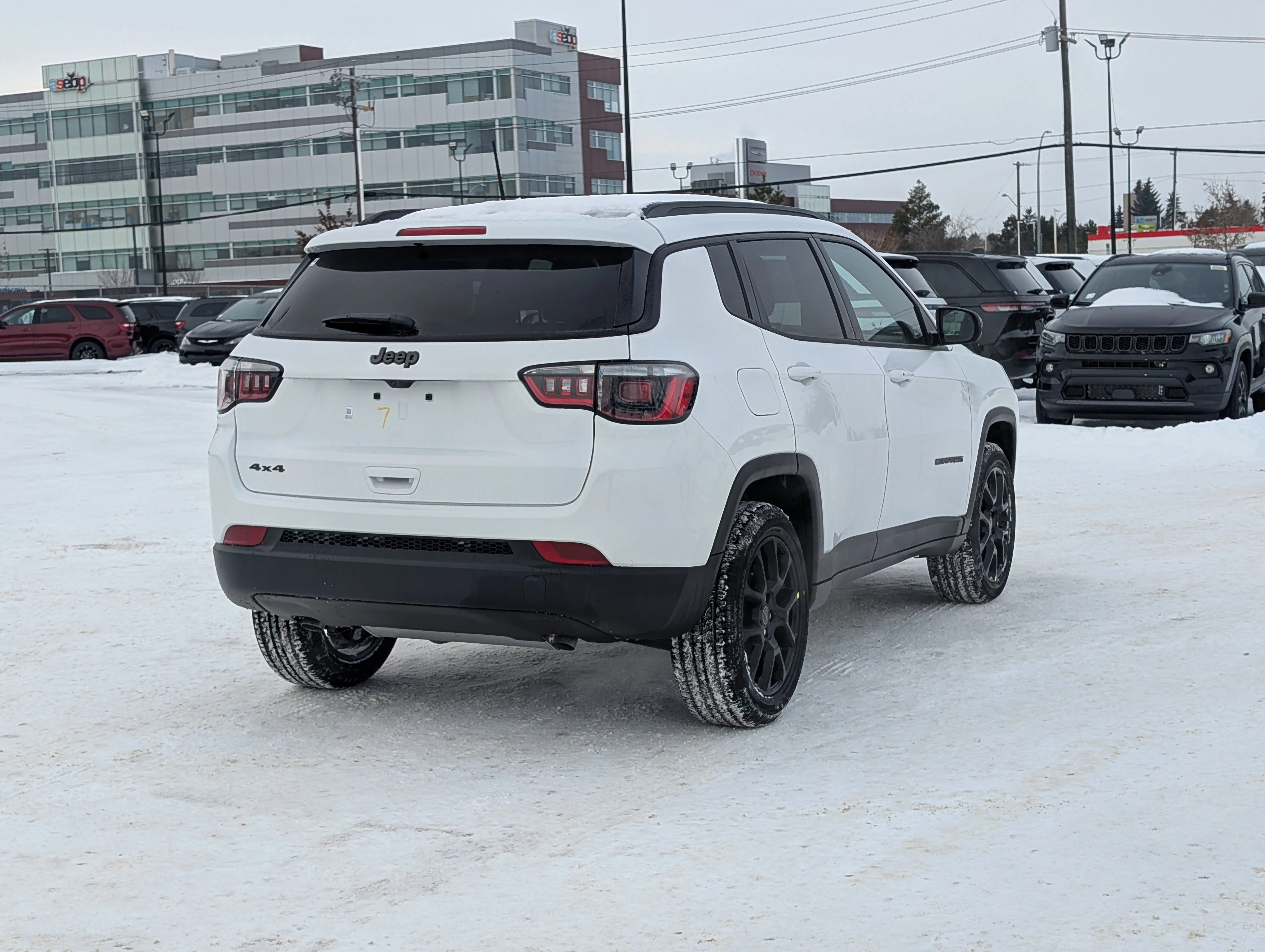 New 2026 Bright White Jeep North image 7