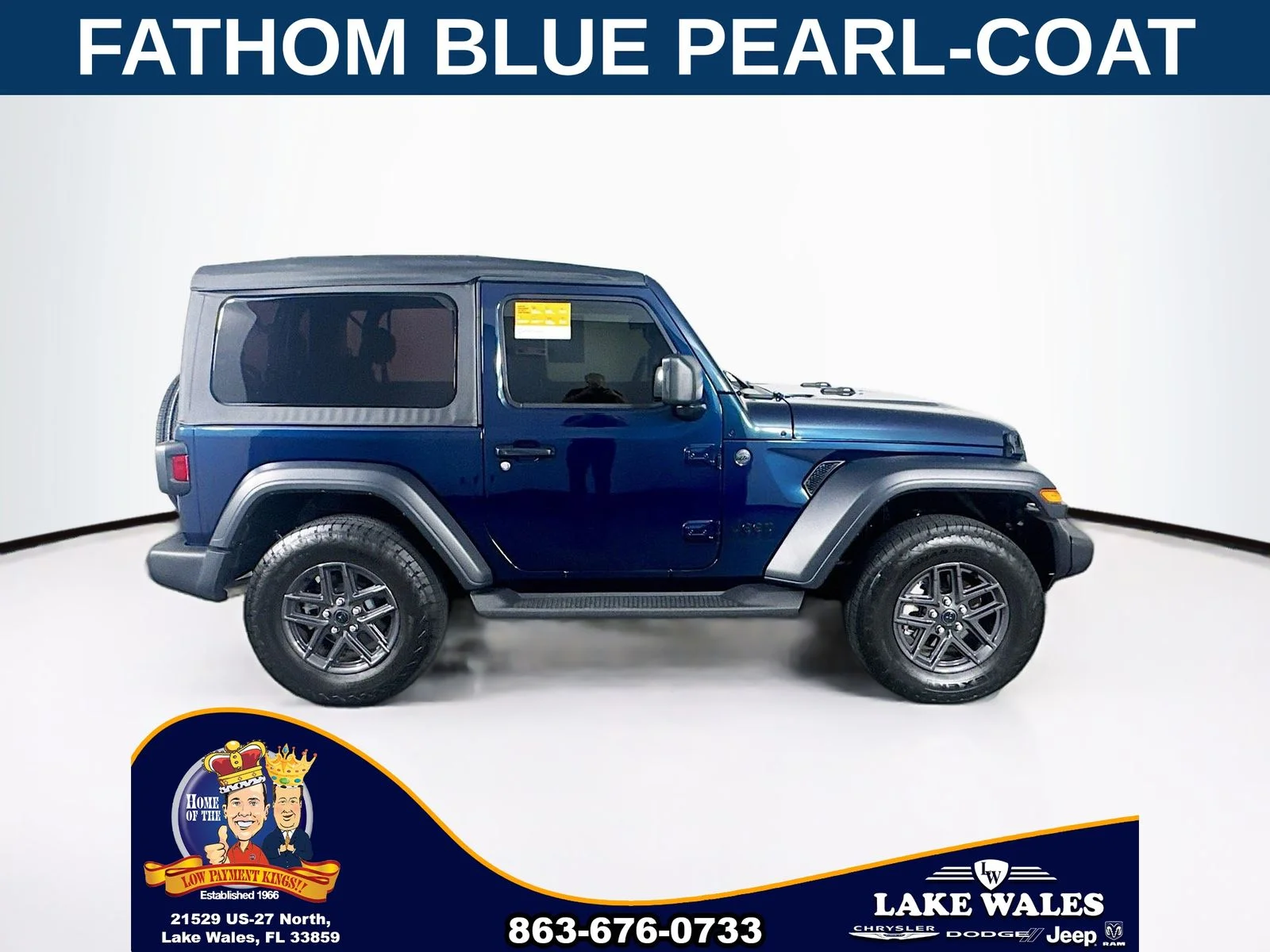 Used 2025 Blue Jeep Sport S image 8
