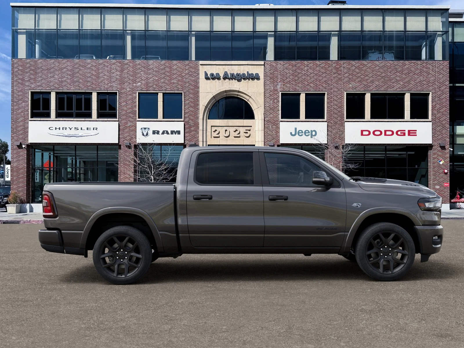 New 2026 Granite Crystal Metallic Clear-Coat Exterior Paint RAM Laramie image 47