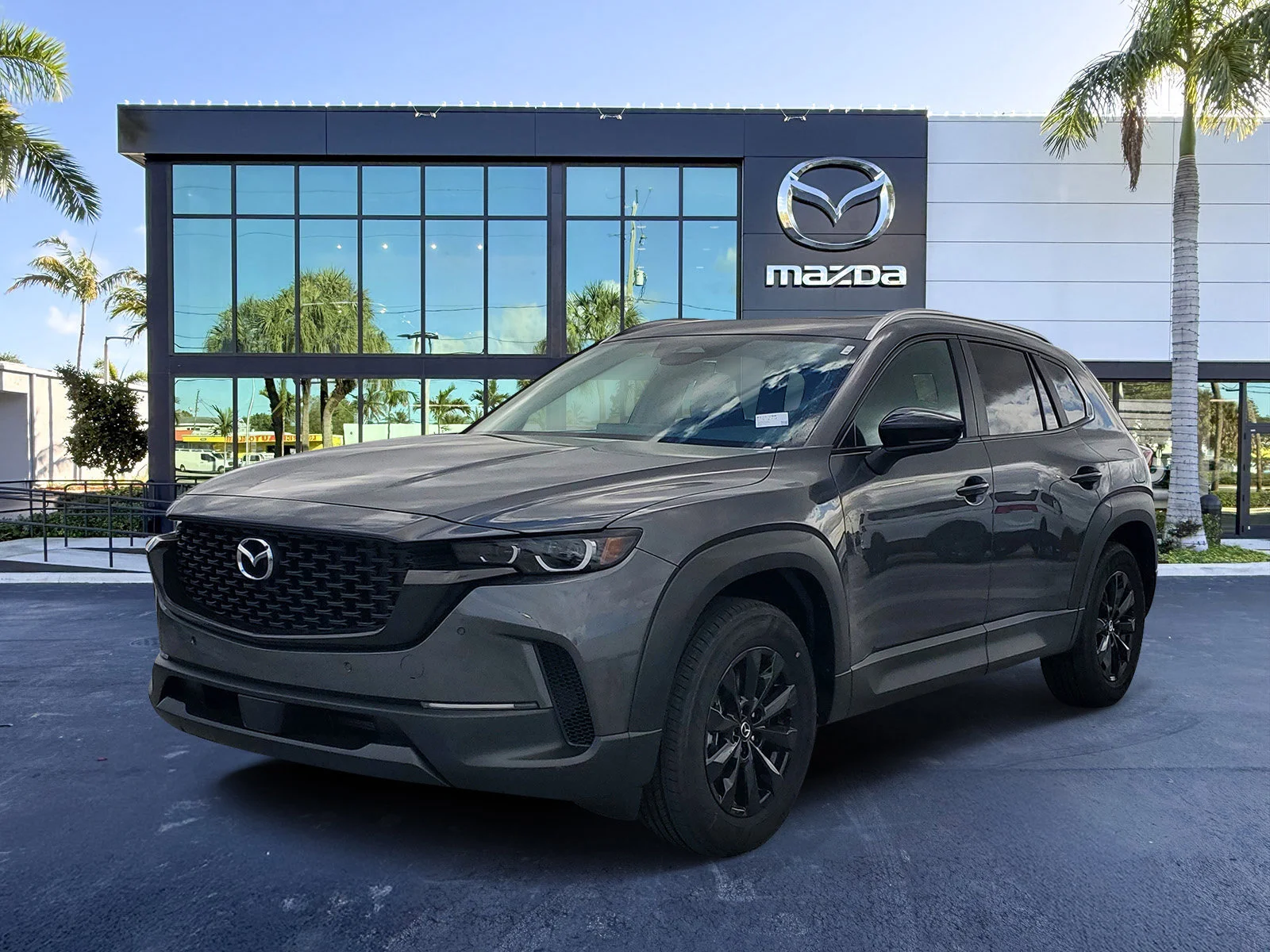 New 2026 Machine Gray Metallic Mazda Premium AWD image 2