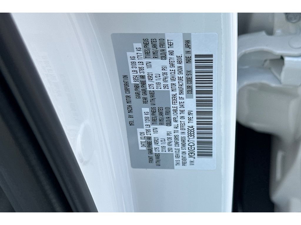 New 2026 Rhodium White Premium Mazda 3.3 Turbo S Premium Plus AWD image 24