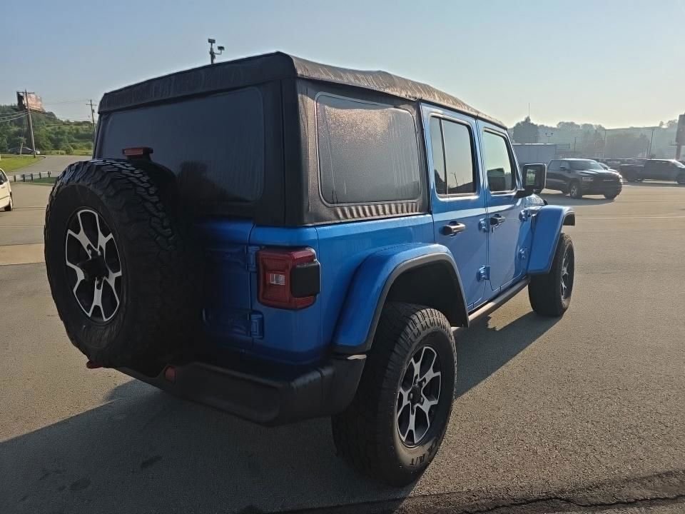 Used 2022 Blue Pearl Jeep Unlimited Rubicon image 2