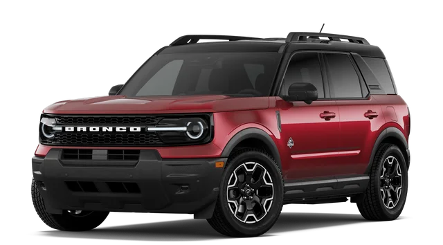 New 2026 Ruby Red Metallic Tinted Clearcoat Ford Outer Banks image 1