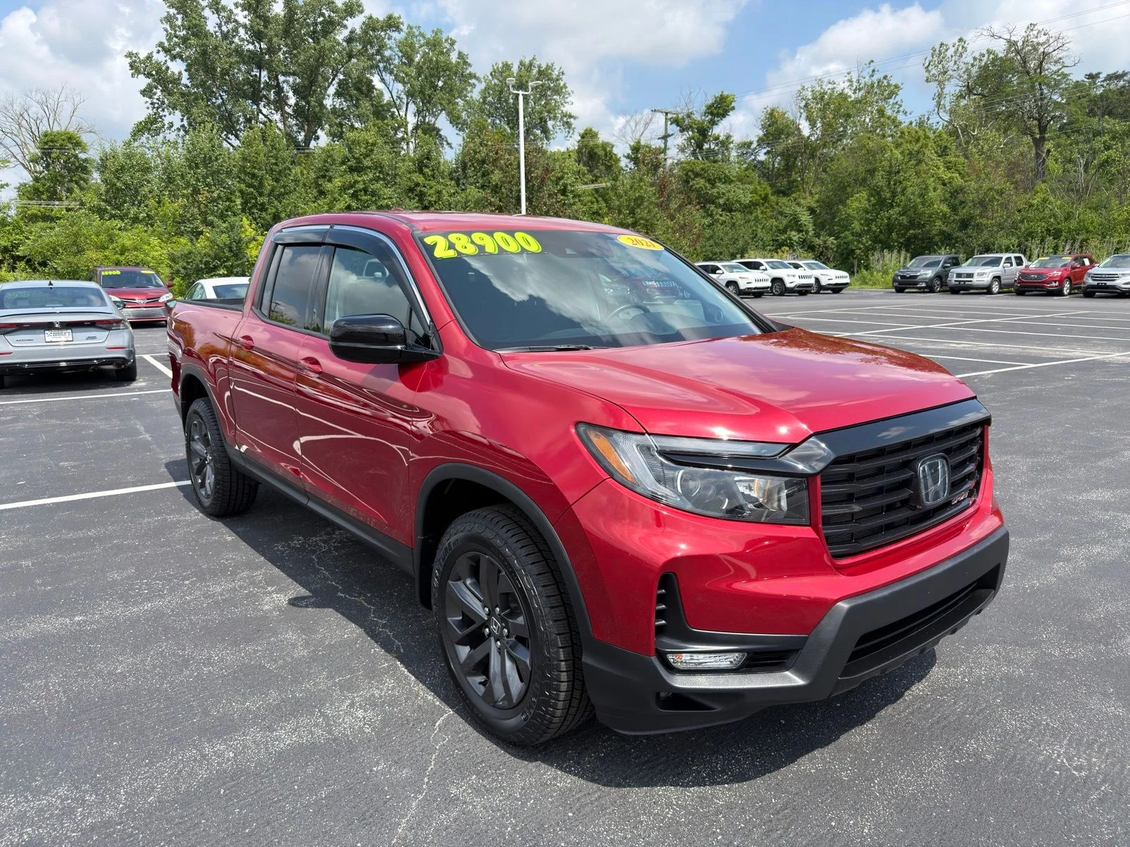 Used 2021 Radiant Red Metallic II Honda Sport image 8