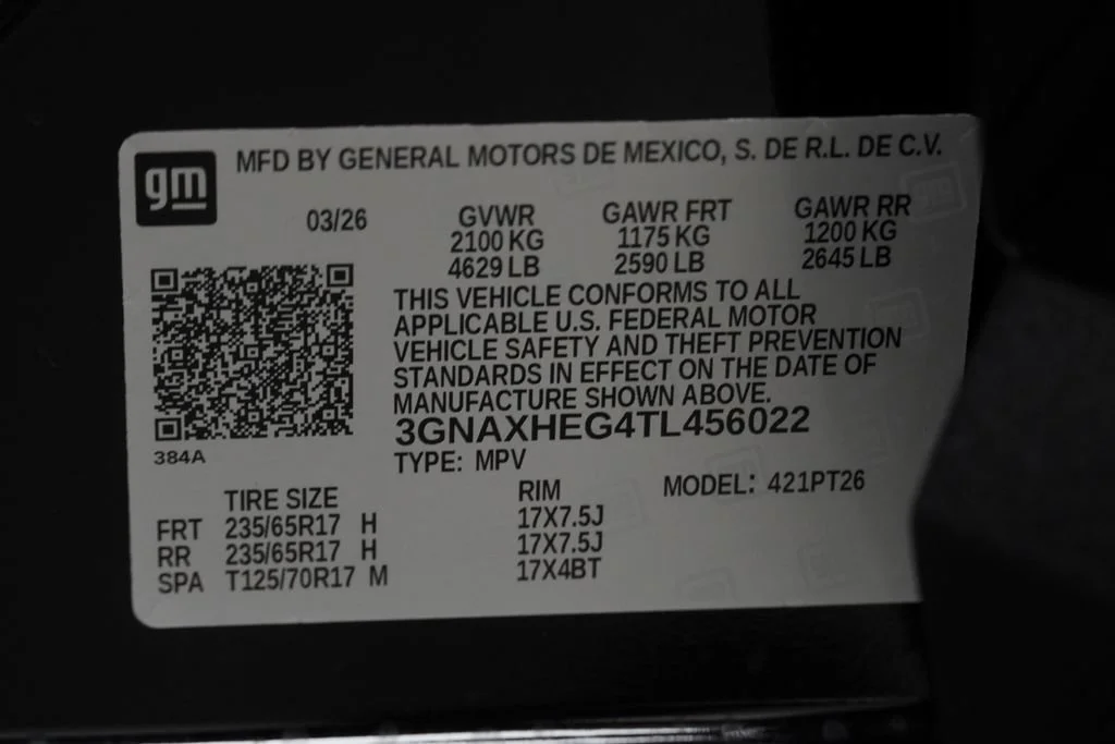 New 2026 Mosaic Black Metallic Chevrolet LT image 41