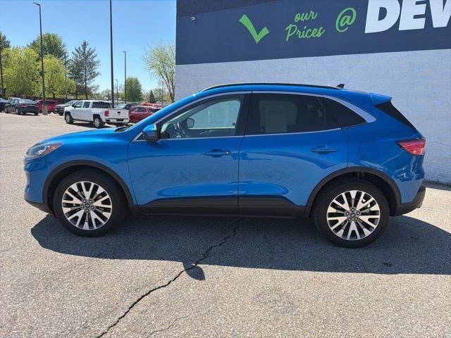Used 2021 Blue Metallic Ford Titanium image 2