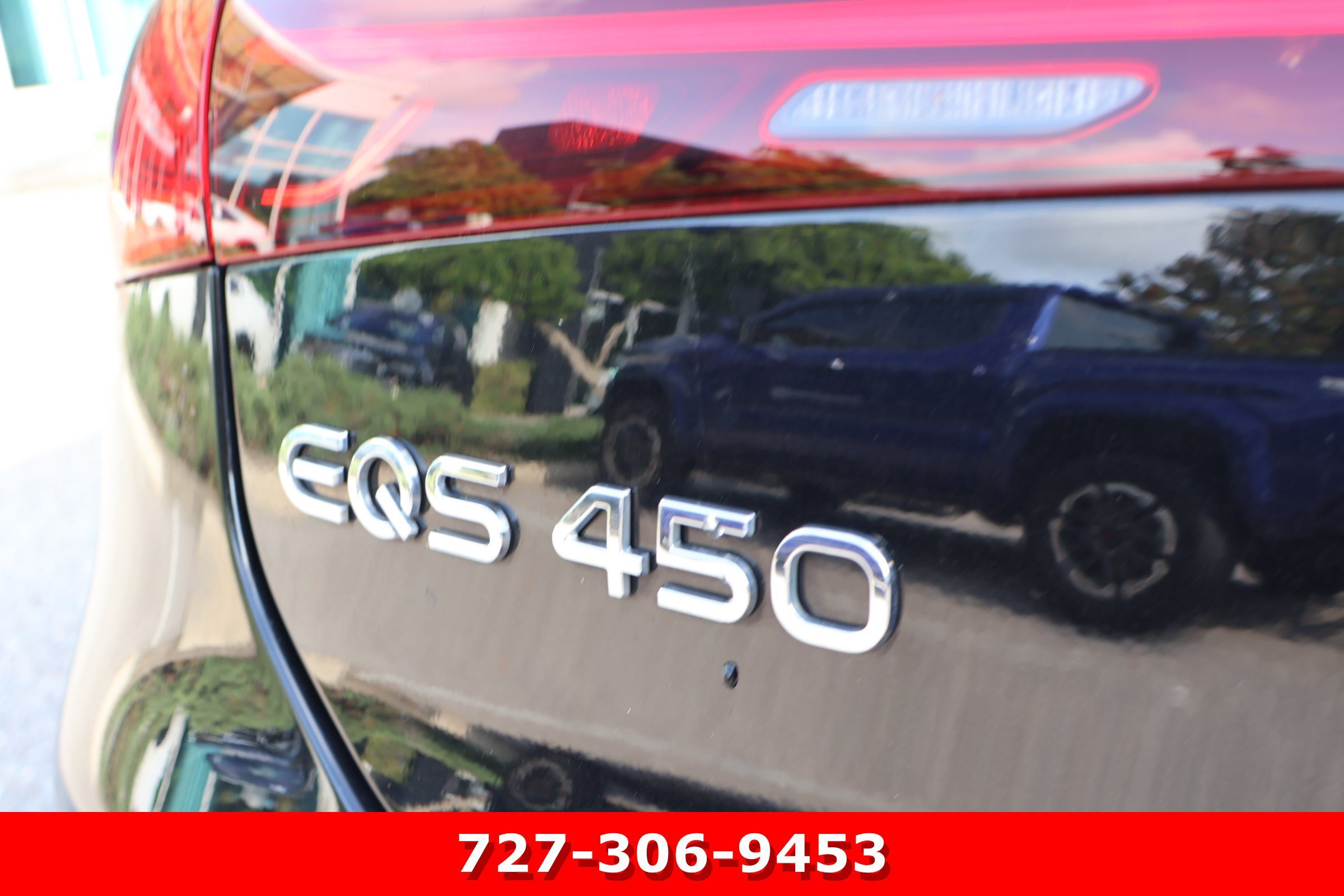 Certified Used 2023 Obsidian Black Metallic Mercedes-Benz EQS 450 image 9