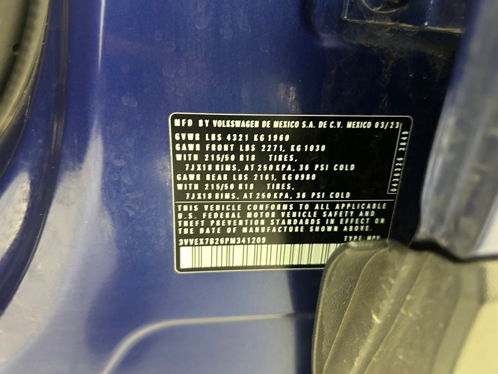 Used 2023 Blue Volkswagen 1.5T SE image 20