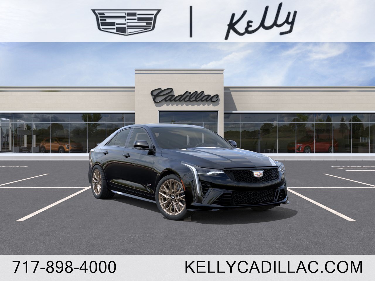 Black Raven 2026 Cadillac CT4-V Blackwing Sedan Rear-Wheel Drive Automatic