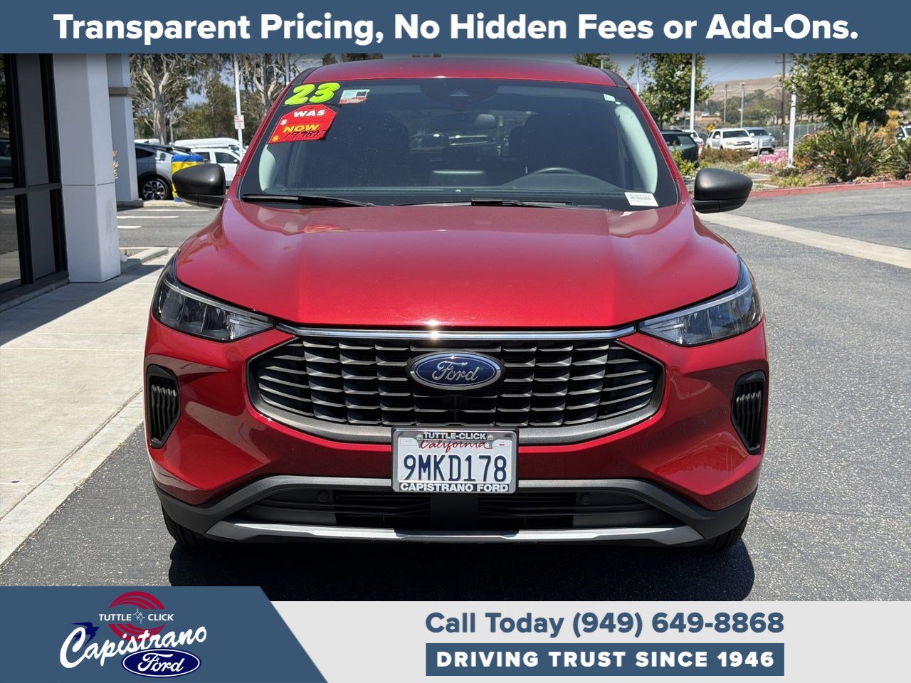 Used 2023 Rapid Red Metallic Tinted Clearcoat Ford Active image 11