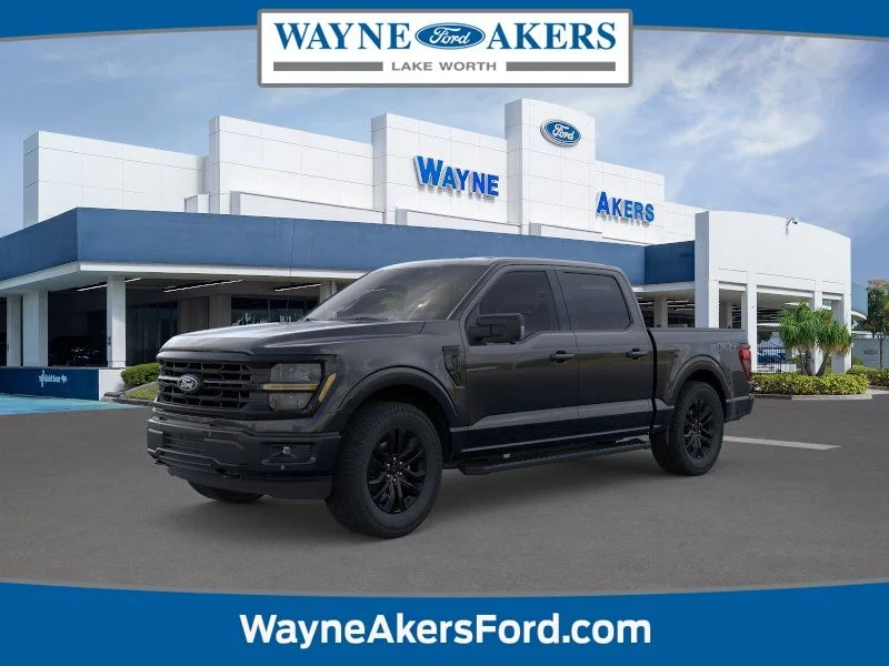 New 2026 Agate Black Metallic Ford XLT image 1