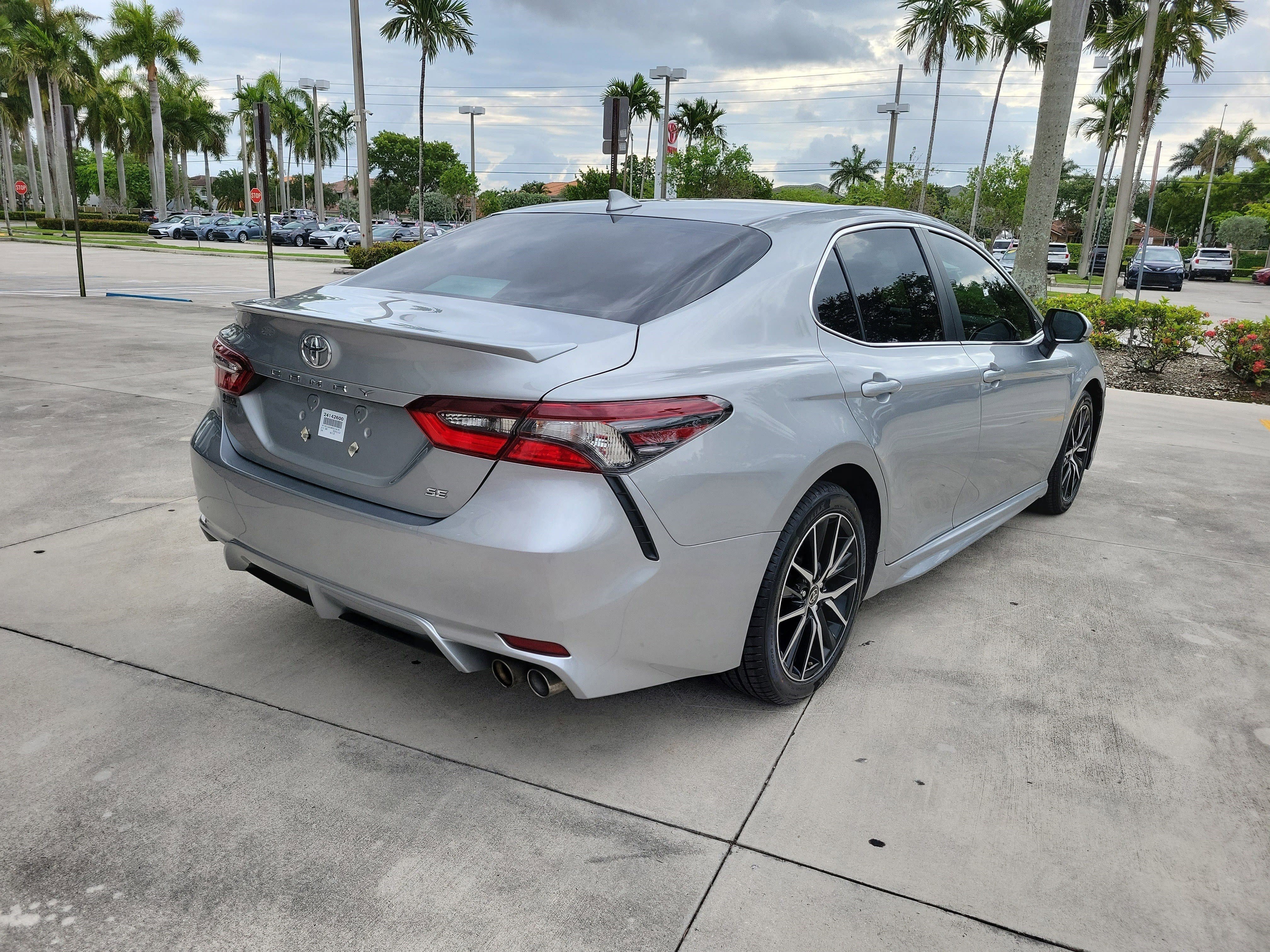 Used 2024 Celestial Silver Metallic Toyota SE image 7