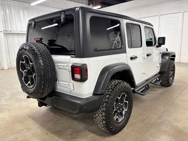 Used 2021 White Jeep Unlimited Sport S image 7
