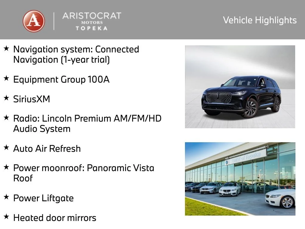 Used 2025 Lincoln Aviator Premiere with VIN 5LM5J6XC0SGL00341 for sale in Kansas City