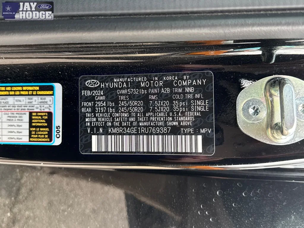 Certified Used 2024 Abyss Black Pearl Hyundai XRT image 33