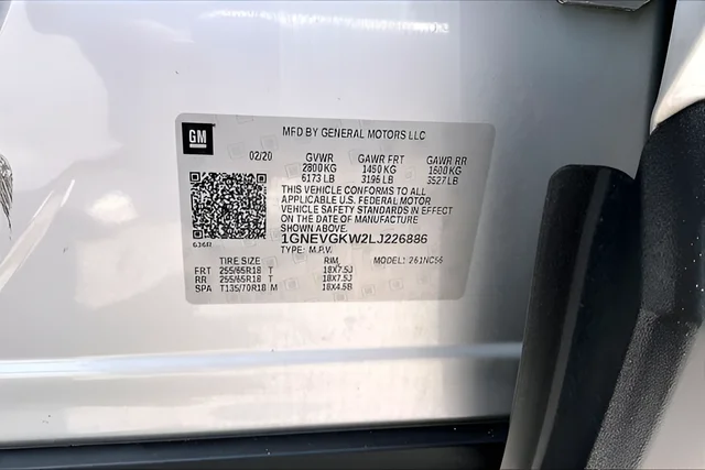 Used 2020 Silver Ice Metallic Chevrolet LT image 16