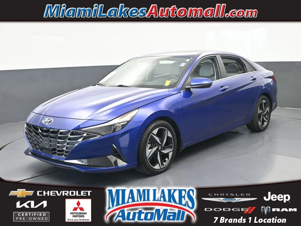 Used 2023 Intense Blue Hyundai Limited image 1