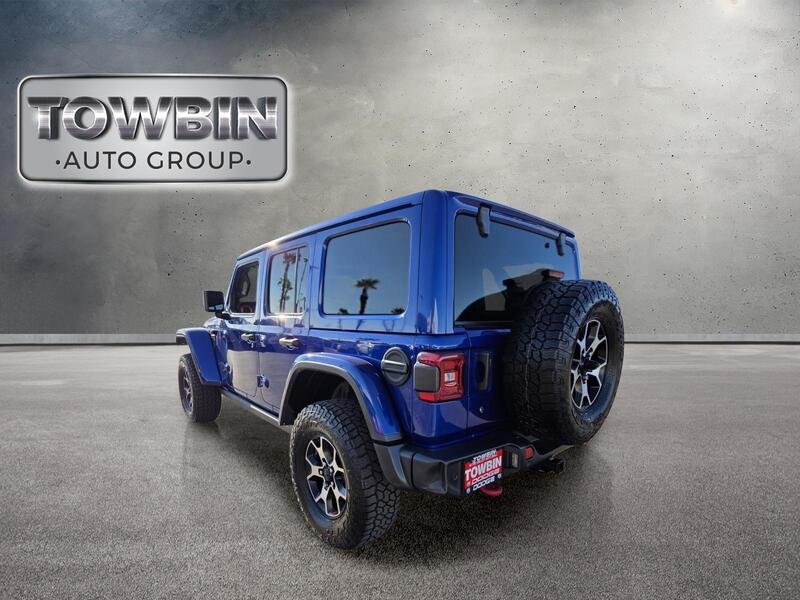 Used 2020 Blue Jeep Unlimited Rubicon image 7